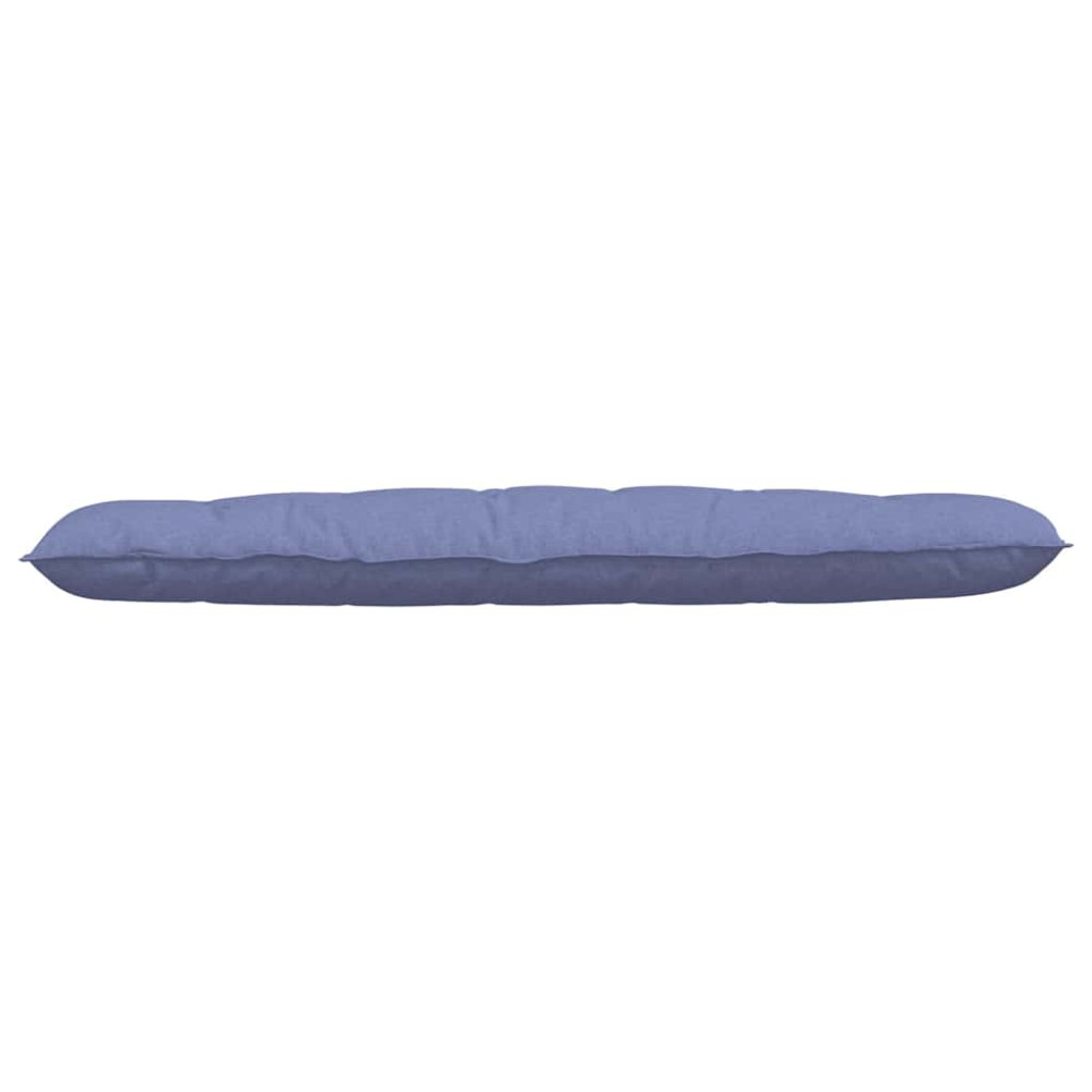 Produktbild för Ryggkudde Jeansblå 180 x 19 x 50 cm tyg