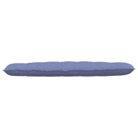 Produktbild för Ryggkudde Jeansblå 180 x 19 x 50 cm tyg