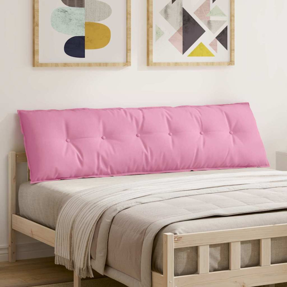 Produktbild för Ryggkudde Rosa 180 x 19 x 50 cm tyg