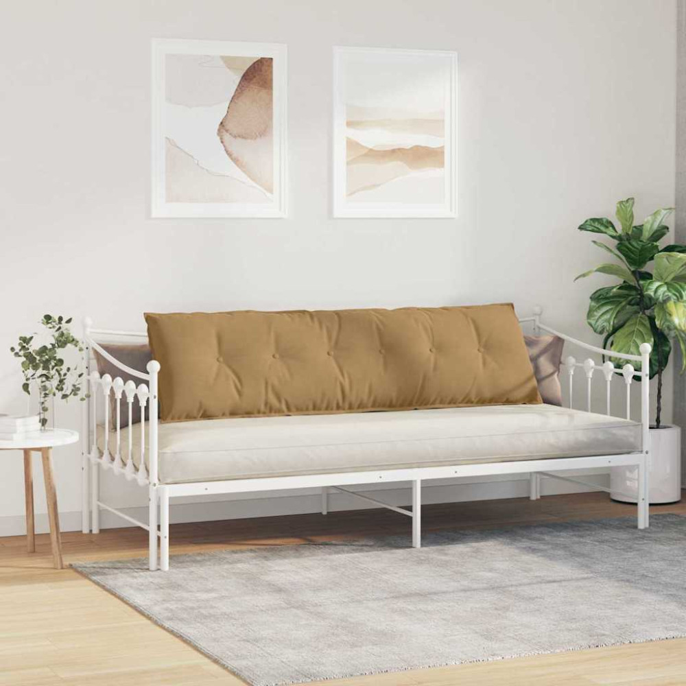 Produktbild för Ryggkudde Brun 180 x 50 cm Kordread tyg