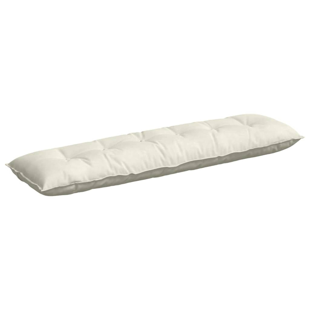Produktbild för Ryggkudde Kräm 180 x 50 cm Kordread tyg