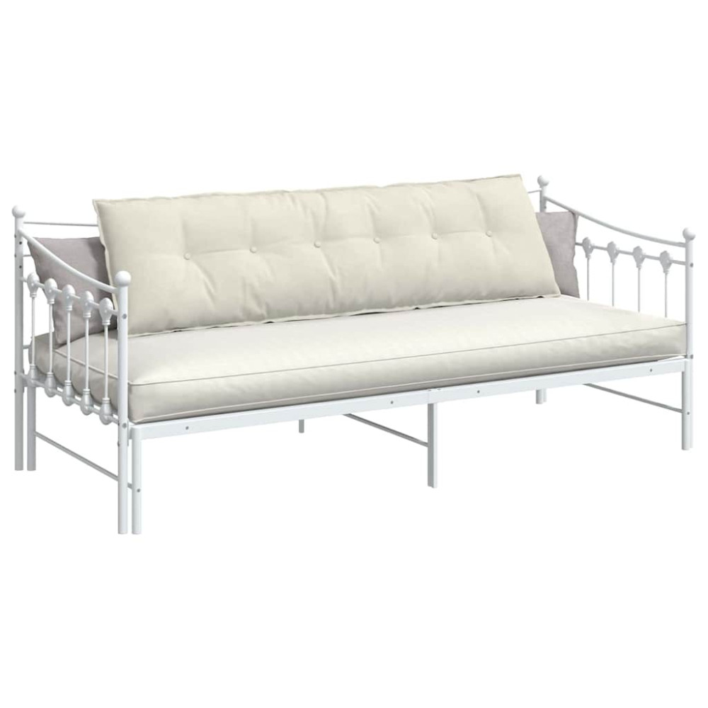Produktbild för Ryggkudde Kräm 180 x 50 cm Kordread tyg