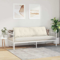Produktbild för Ryggkudde Kräm 180 x 50 cm Kordread tyg