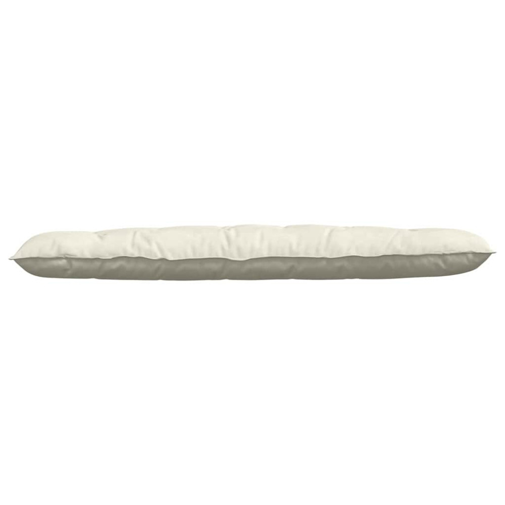 Produktbild för Ryggkudde Kräm 180 x 50 cm Kordread tyg