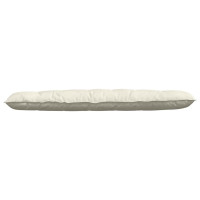 Produktbild för Ryggkudde Kräm 180 x 50 cm Kordread tyg