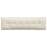 Produktbild för Ryggkudde Kräm 180 x 50 cm Kordread tyg