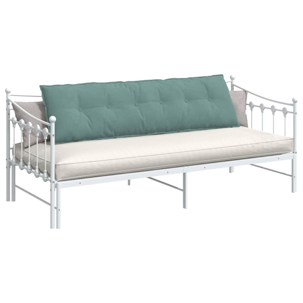 Produktbild för Ryggkudde Havgrön 180 x 50 cm Kordread tyg