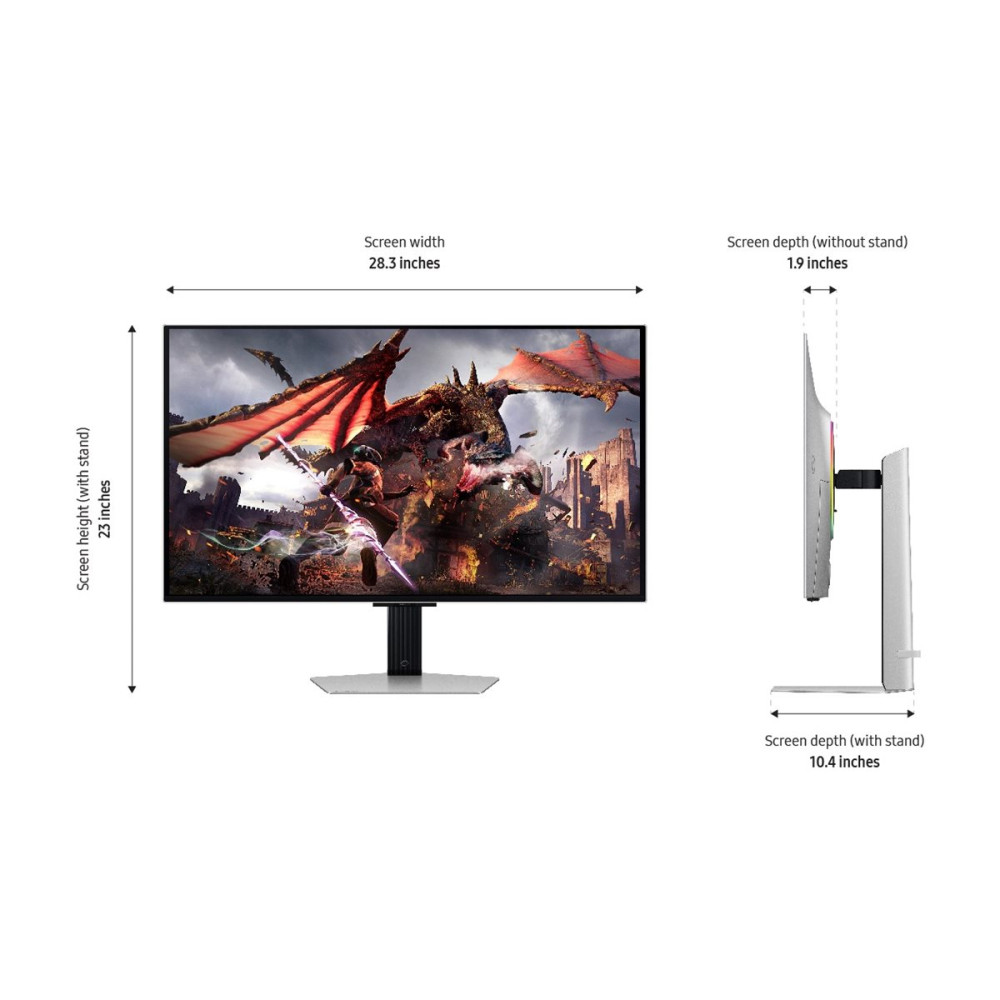 Produktbild för Samsung Odyssey OLED G8 S32DG802SU - G80SD Series - OLED-monitor - 32" - HDR