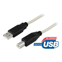 Produktbild för DELTACO - USB-kabel - USB till USB typ B - 0.5 m