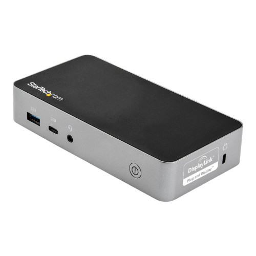 StarTech.com StarTech.com USB-C-dockningsstation ‒ dockningsstation för bärbar dator med dubbelskärm för HDMI 1080p ‒ strömförsörjning på 60 W ‒ 1 st. USB-C, 3 st. USB-A, ethernet ‒ dockningsstation för Dual Video-visning med USB 3.1 Gen 1 Type-C ‒ Mac och Windows - d