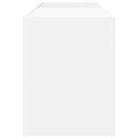 Produktbild för Skivskåp med hylla Vit 78,5 x 35 x 45 cm Konstruerat trä