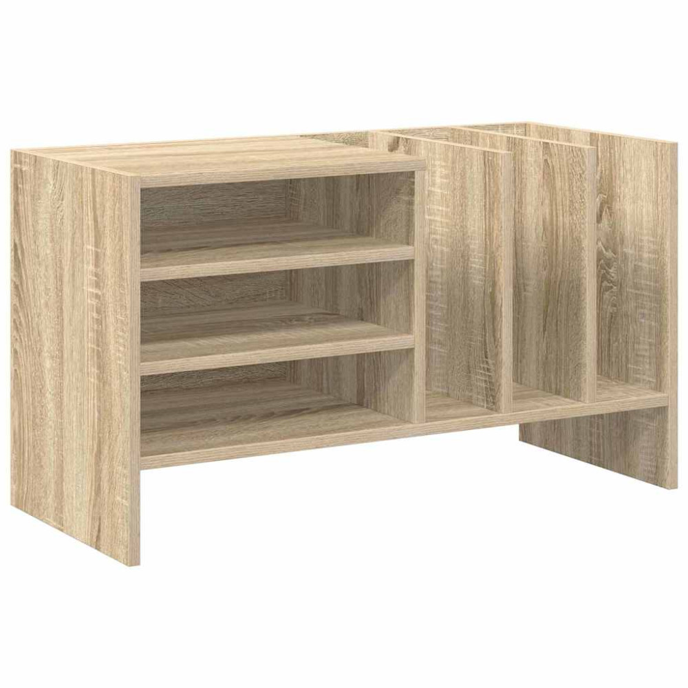 Produktbild för Skivskåp med hylla Sonoma-ek 78,5 x 35 x 45 cm Konstruerat trä