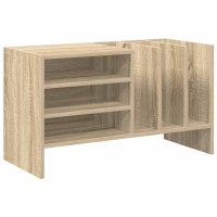 Produktbild för Skivskåp med hylla Sonoma-ek 78,5 x 35 x 45 cm Konstruerat trä