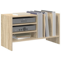 Produktbild för Skivskåp med hylla Sonoma-ek 78,5 x 35 x 45 cm Konstruerat trä