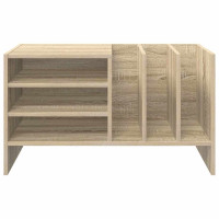 Produktbild för Skivskåp med hylla Sonoma-ek 78,5 x 35 x 45 cm Konstruerat trä