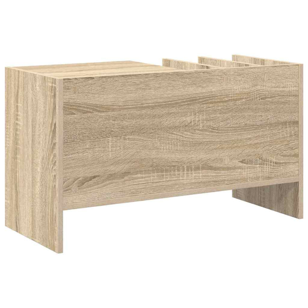 Produktbild för Skivskåp med hylla Sonoma-ek 78,5 x 35 x 45 cm Konstruerat trä