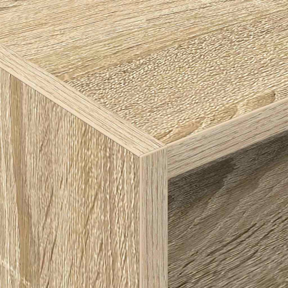 Produktbild för Skivskåp med hylla Sonoma-ek 78,5 x 35 x 45 cm Konstruerat trä