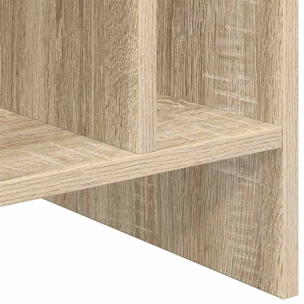 Produktbild för Skivskåp med hylla Sonoma-ek 78,5 x 35 x 45 cm Konstruerat trä
