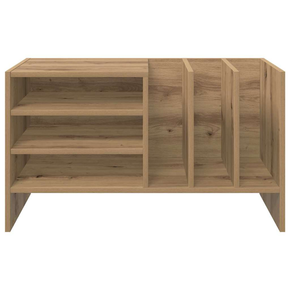 Produktbild för Skivskåp med hylla Artisan Ek 78,5 x 35 x 45 cm Konstruerat trä
