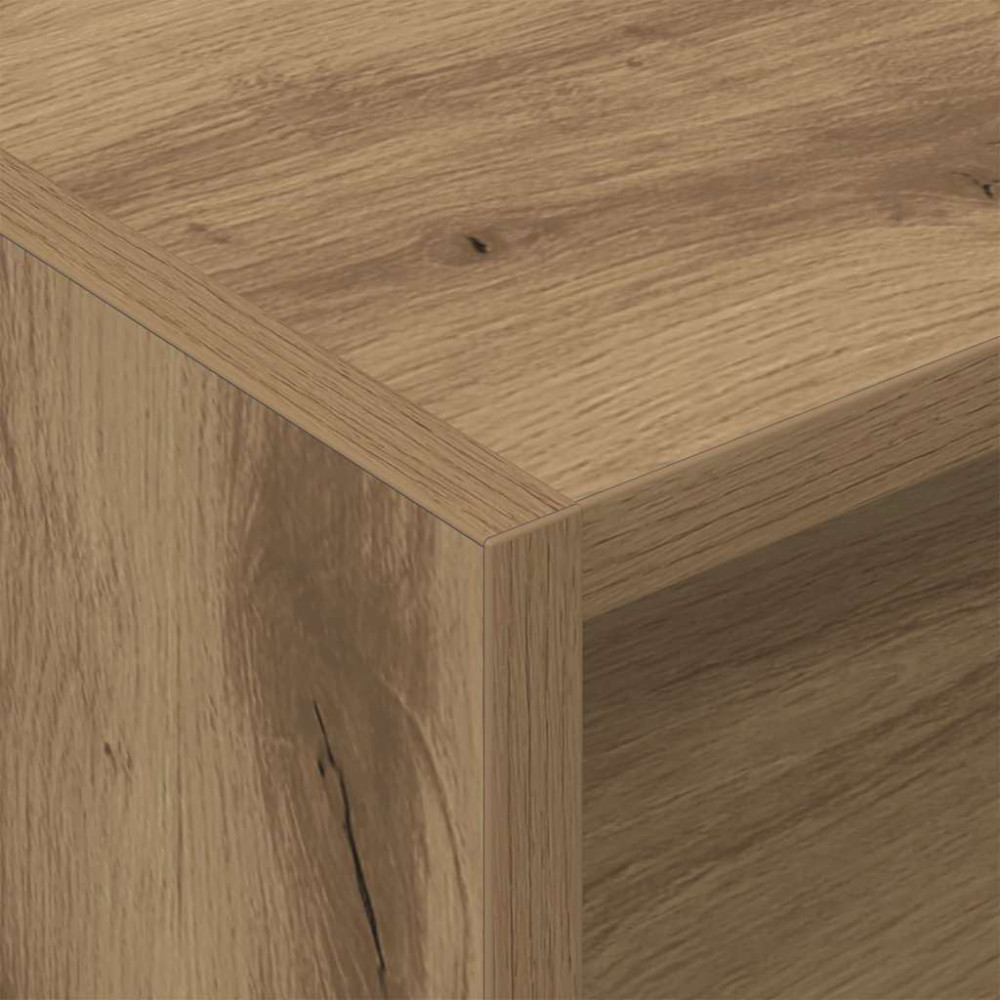 Produktbild för Skivskåp med hylla Artisan Ek 78,5 x 35 x 45 cm Konstruerat trä