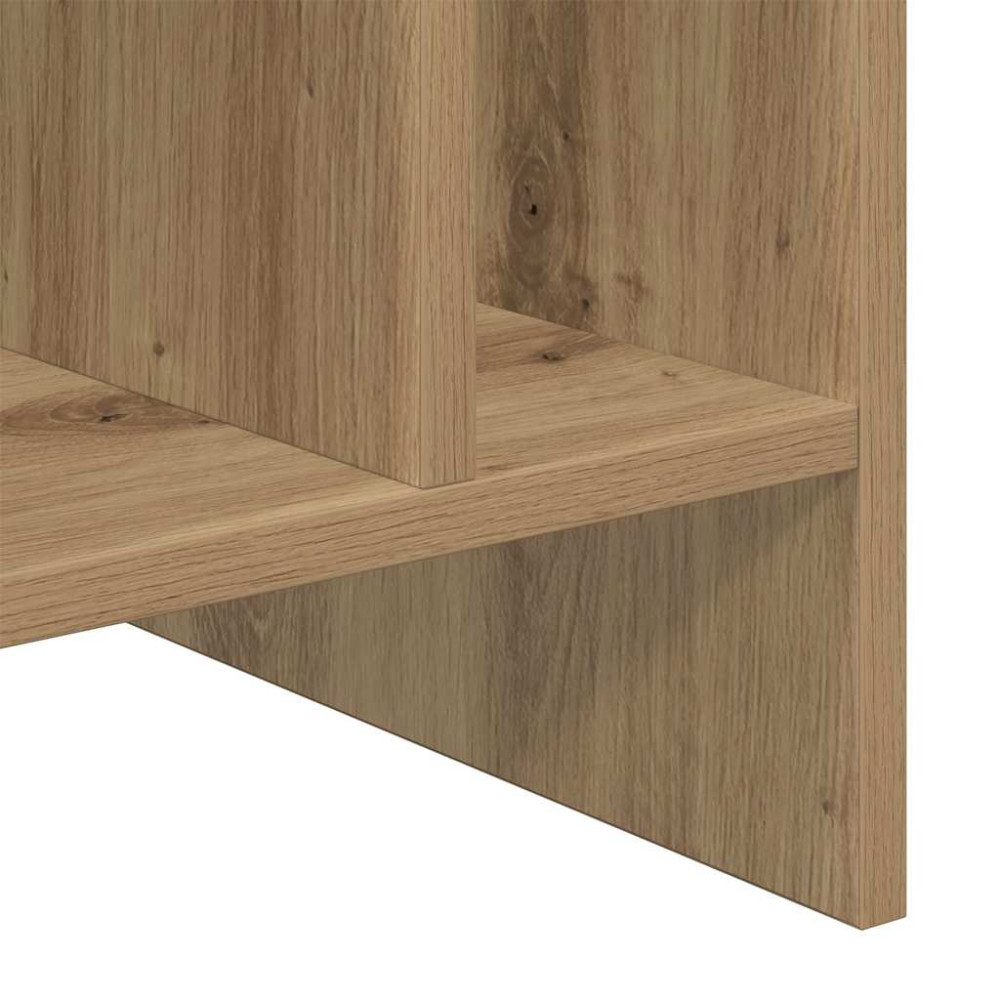 Produktbild för Skivskåp med hylla Artisan Ek 78,5 x 35 x 45 cm Konstruerat trä