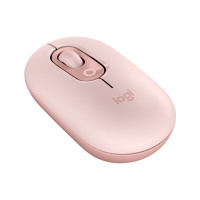 Produktbild för Logitech POP - mus - anpassningsbar emoji - Bluetooth 5.1 LE - rosa