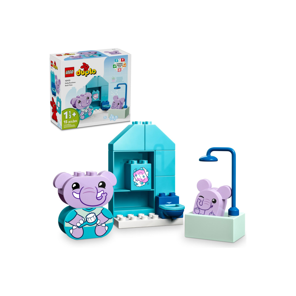 Produktbild för LEGO DUPLO 10413 - Daily Routines: Bath Time - byggsats