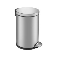 Produktbild för Pedalhink, EKO Luna, matt stål, rostfritt stål, 5 l, med inn...