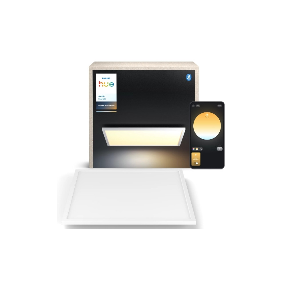 Produktbild för Philips Hue Aurelle White Ambiance smart belysningspanel 46,...