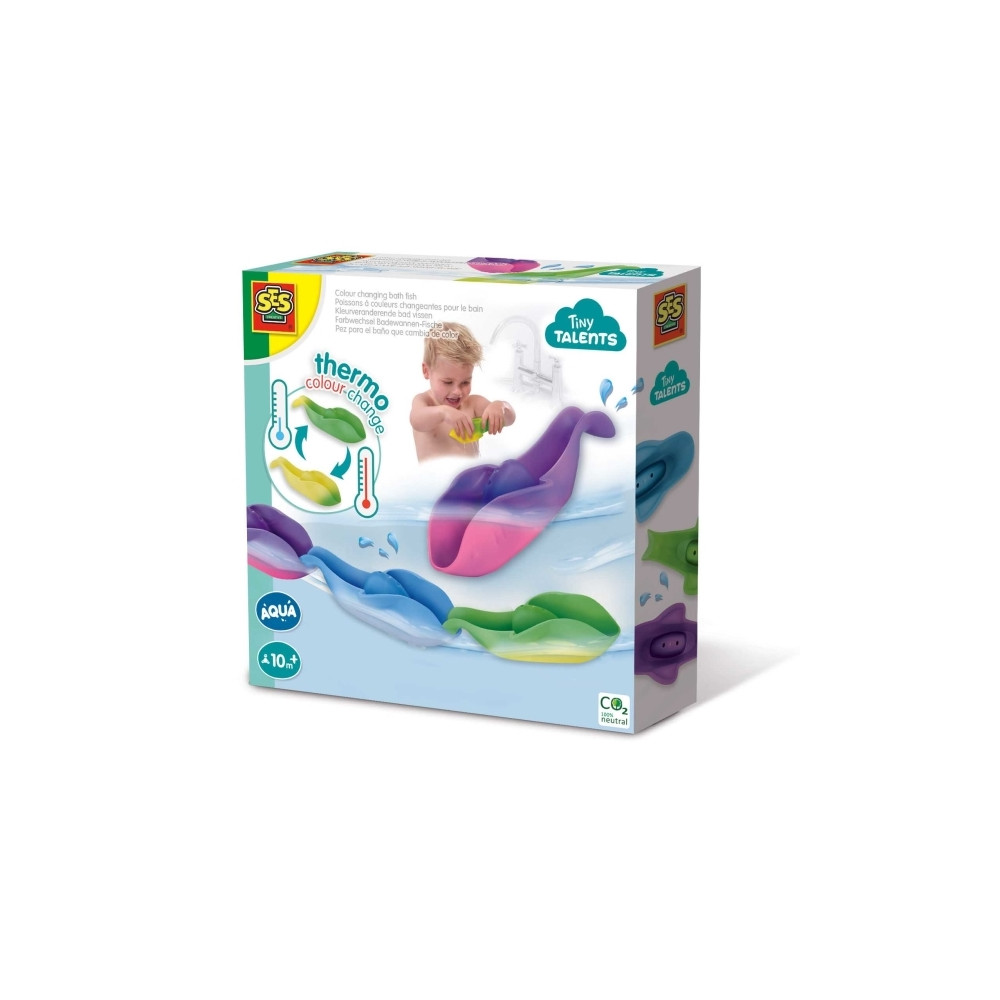 Produktbild för SES Creative Tiny Talents Colour changing bath fish, Badleks...