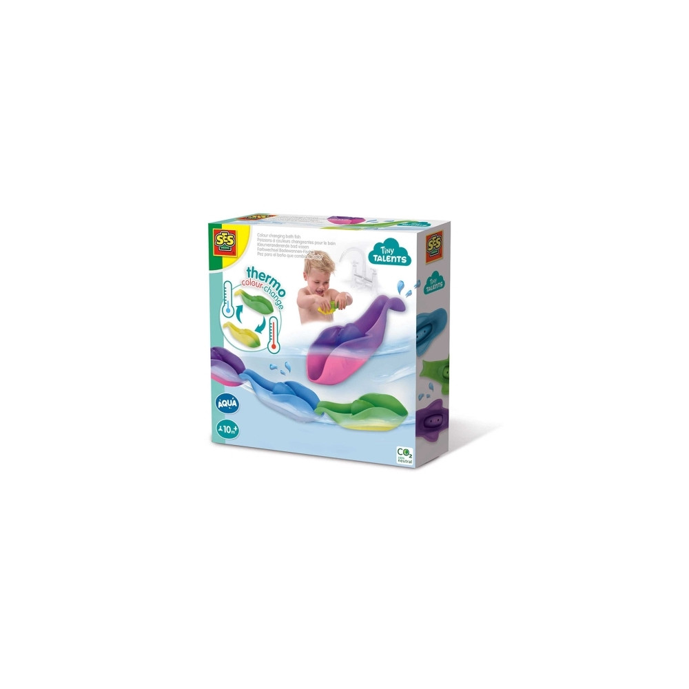 Produktbild för SES Creative Tiny Talents Colour changing bath fish, Badleks...