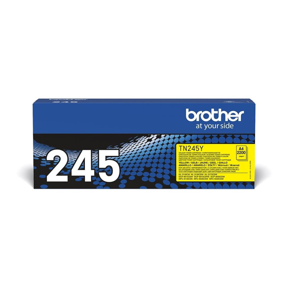 Produktbild för Brother TN245Y - gul - original - tonerkassett
