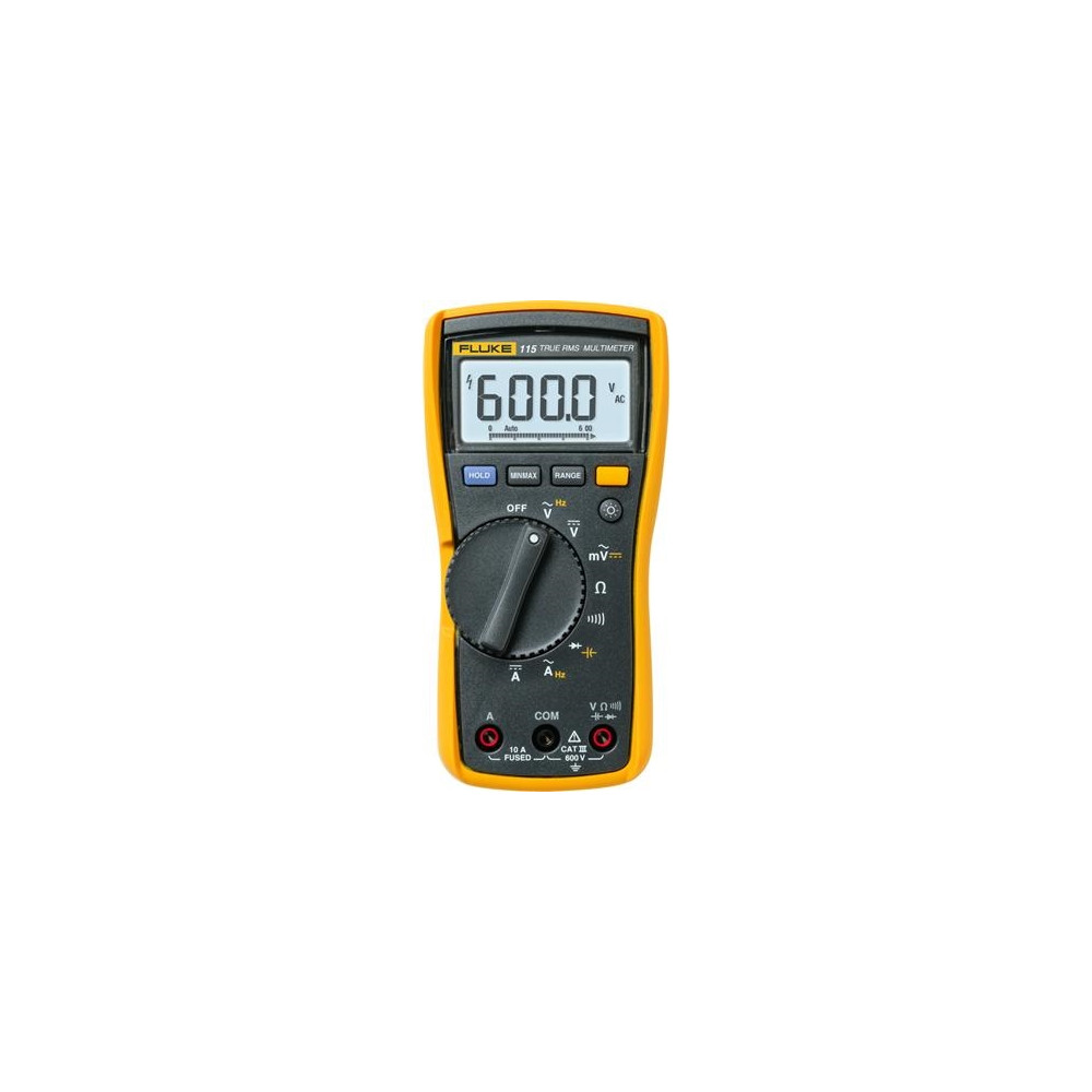 Produktbild för Fluke 115, Digital multimeter, Handhållen multimeter, CAT II...