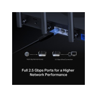 Produktbild för Mercusys MR47BE V1 - trådlös router - Wi-Fi 7 - skrivbordsmodell