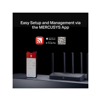 Produktbild för Mercusys MR47BE V1 - trådlös router - Wi-Fi 7 - skrivbordsmodell