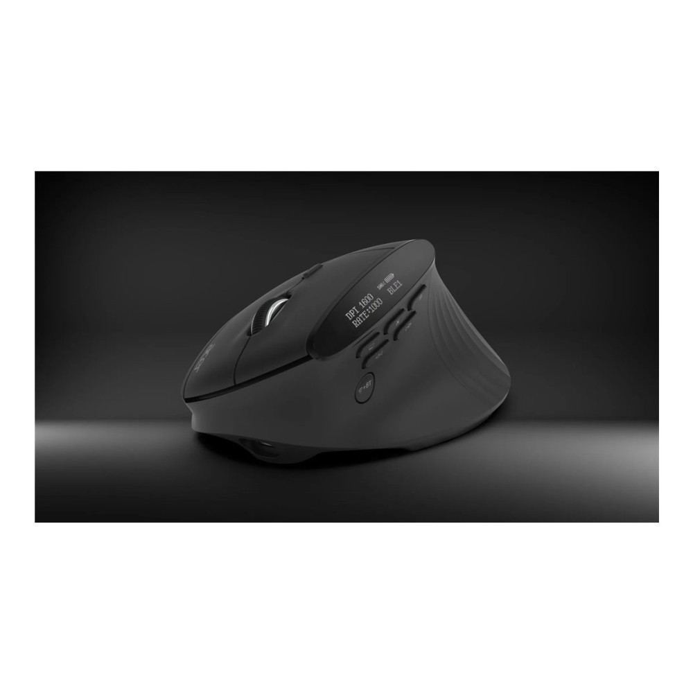 Produktbild för Acer Smart Fit - mus - vertikal - 2.4 GHz, Bluetooth 5.0 - svart