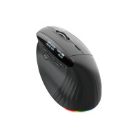 Produktbild för Acer Smart Fit - mus - vertikal - 2.4 GHz, Bluetooth 5.0 - svart