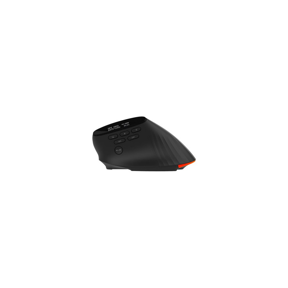 Produktbild för Acer Smart Fit - mus - vertikal - 2.4 GHz, Bluetooth 5.0 - svart