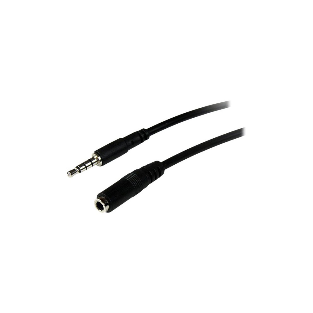 Produktbild för StarTech.com 2m 3,5mm 4-polig TRRS headset-förlängningskabel - M/F - förlängningskabel till headset - 2 m