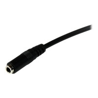 Produktbild för StarTech.com 2m 3,5mm 4-polig TRRS headset-förlängningskabel - M/F - förlängningskabel till headset - 2 m