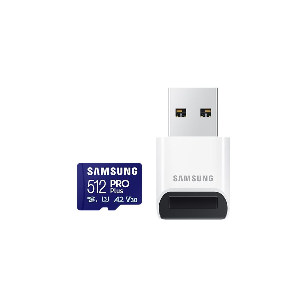 Produktbild för Samsung PRO Plus MB-MD512SB - flash-minneskort - 512 GB - mikroSDXC UHS-I