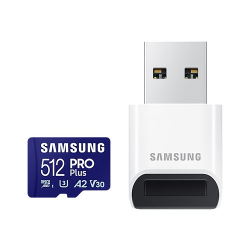 SAMSUNG Samsung PRO Plus MB-MD512SB - flash-minneskort - 512 GB - mikroSDXC UHS-I