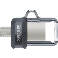Produktbild för SanDisk Ultra Dual - USB flash-enhet - 128 GB
