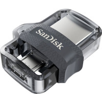 Produktbild för SanDisk Ultra Dual - USB flash-enhet - 128 GB