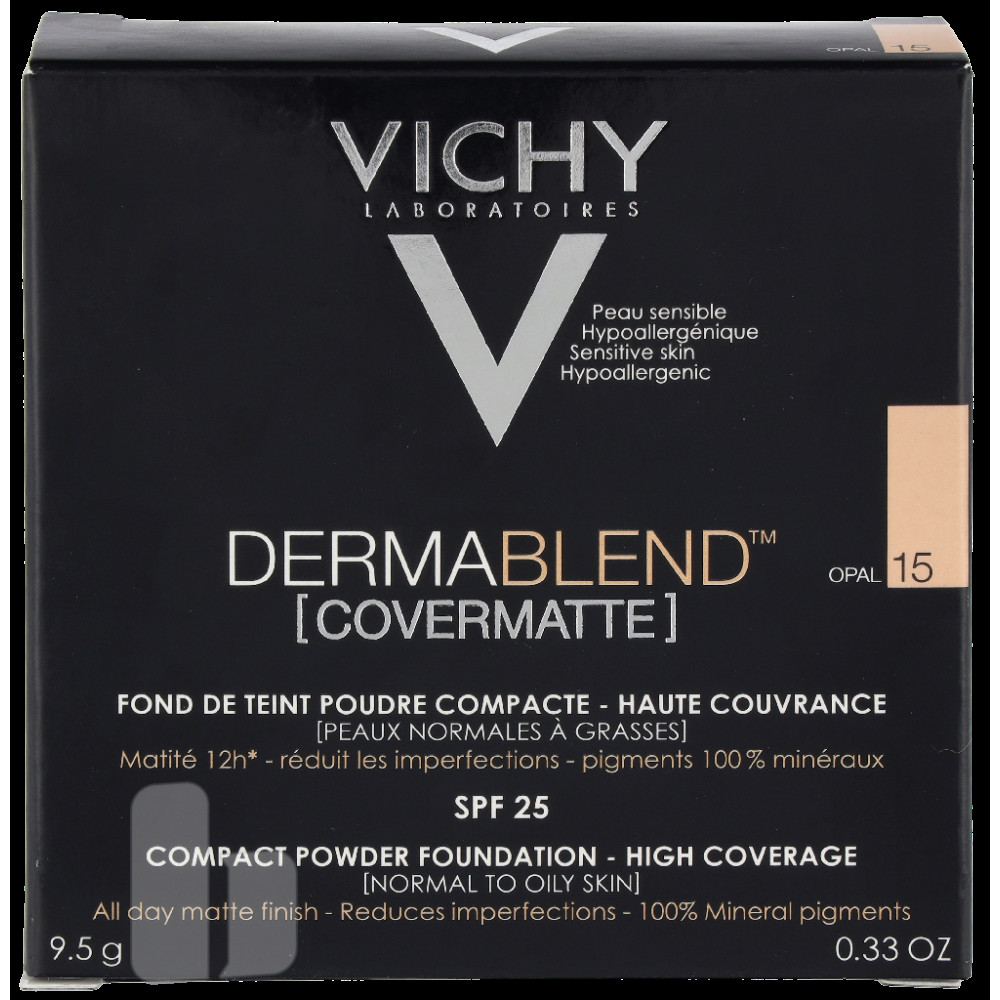 Produktbild för Vichy Dermablend Covermatte Compact Powder SPF25 9.5 gram Dam
