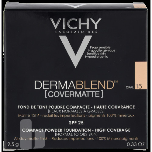 Vichy Vichy Dermablend Covermatte Compact Powder SPF25 9.5 gram Dam