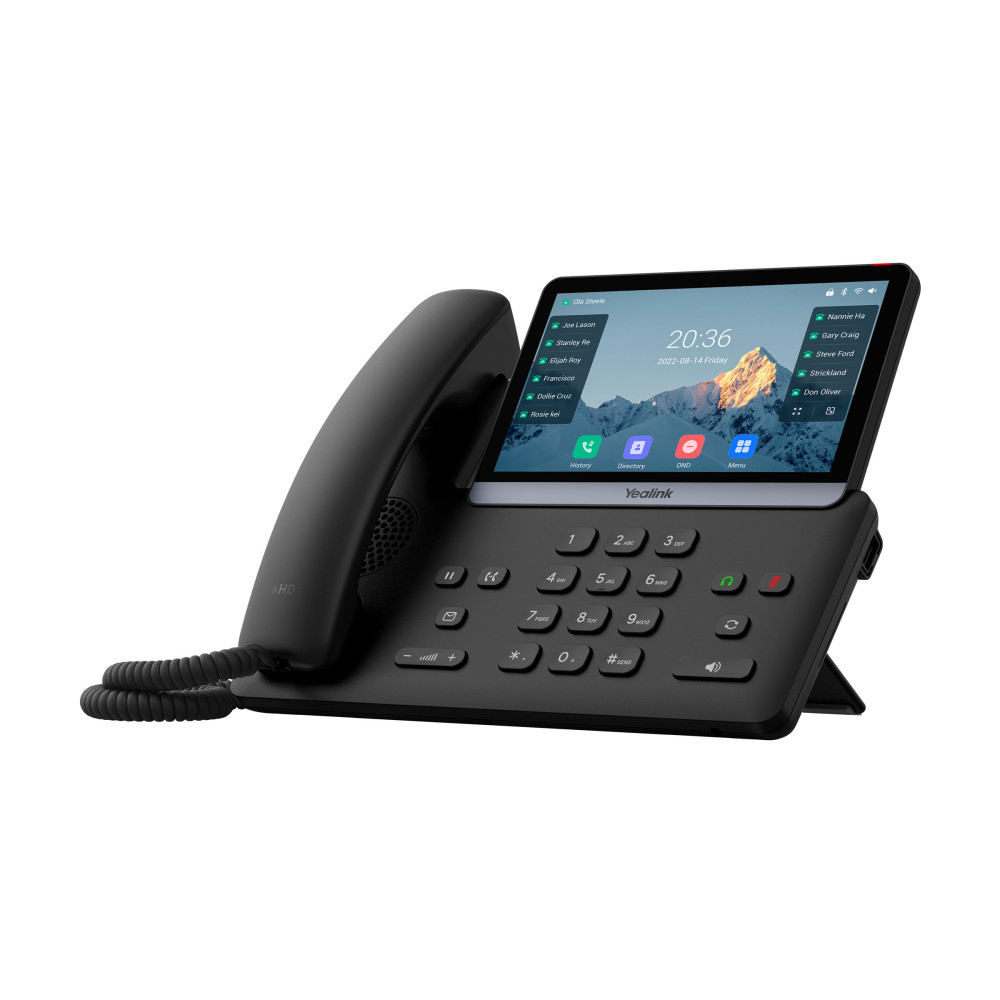 Produktbild för Yealink SIP-T77U - VoIP-telefon med nummerpresentation/samtal väntar - 10-riktad samtalsförmåg