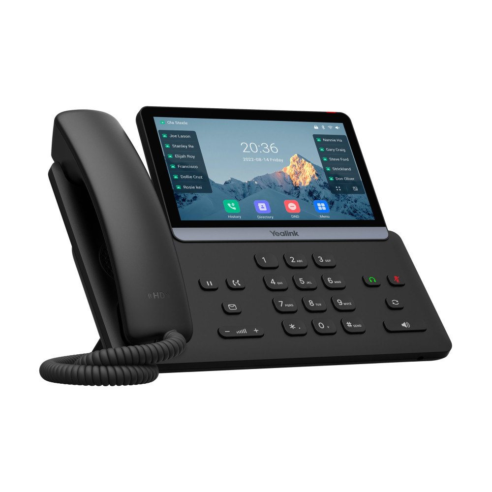 Produktbild för Yealink SIP-T77U - VoIP-telefon med nummerpresentation/samtal väntar - 10-riktad samtalsförmåg
