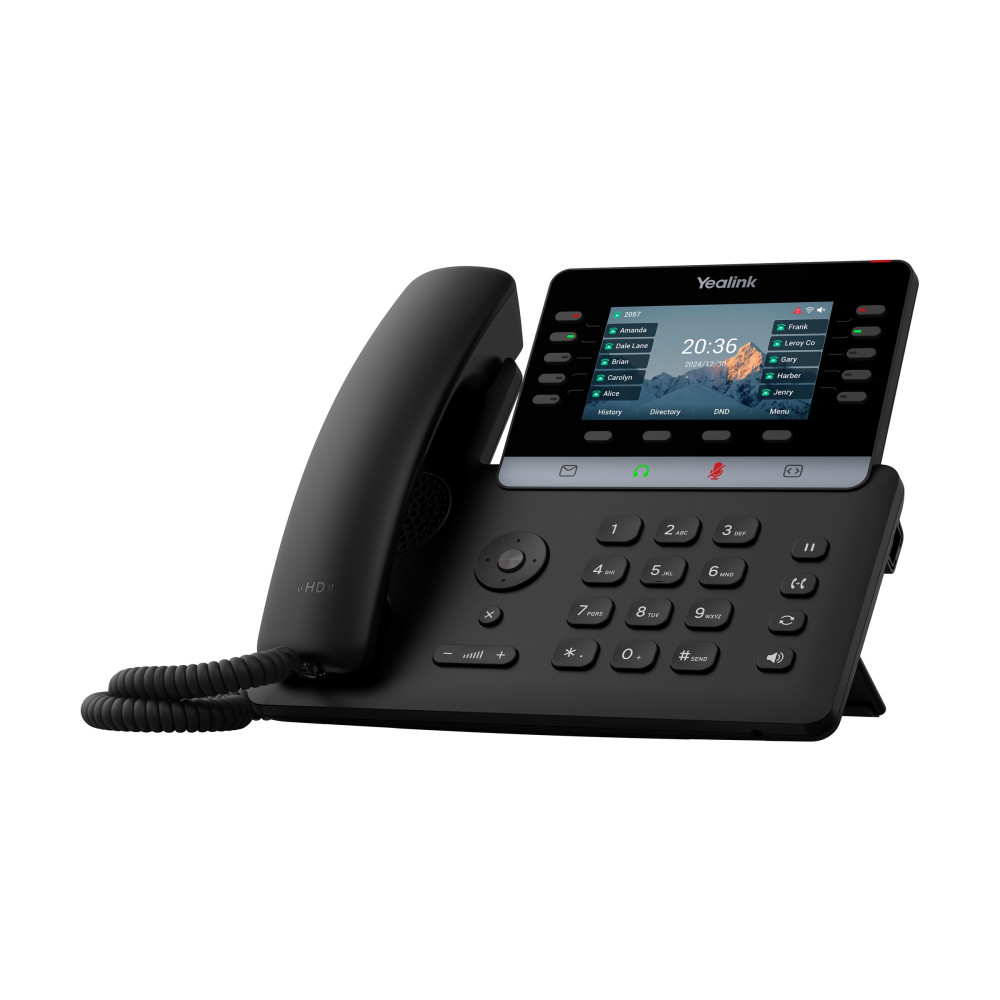 Produktbild för Yealink SIP-T74U - VoIP-telefon med nummerpresentation/samtal väntar - 10-riktad samtalsförmåg