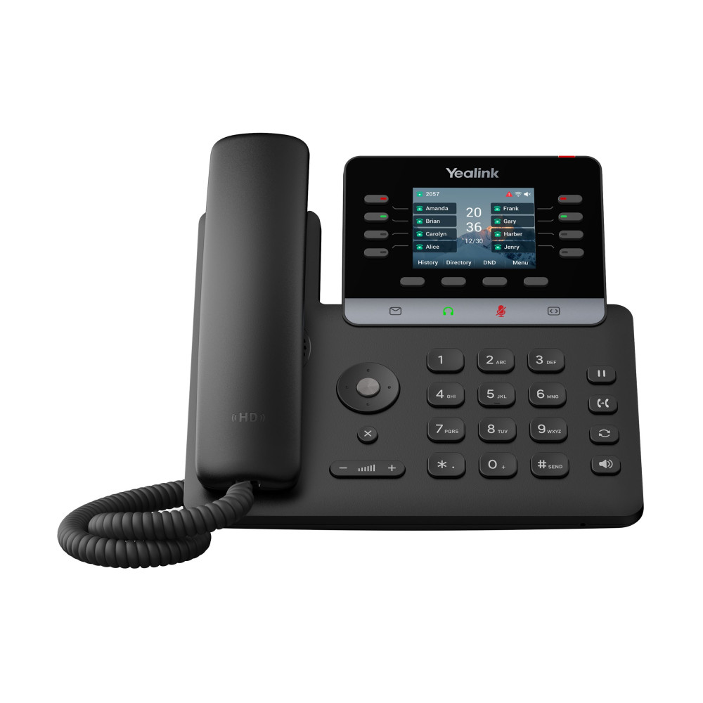 Produktbild för Yealink SIP-T73U - VoIP-telefon med nummerpresentation/samtal väntar - 5-vägs samtalsförmåg